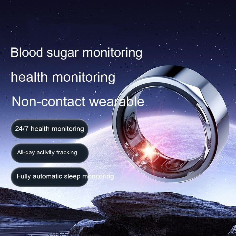 health monitoring smart ring for blood sugar and sleep