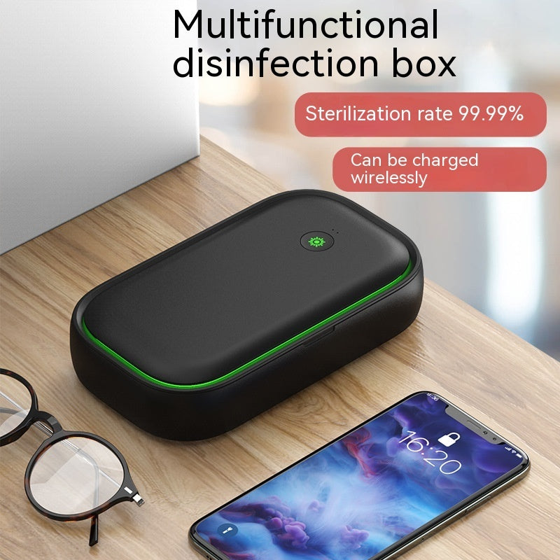 compact uv light disinfection box for smartphones
