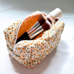 Floral Makeup Travel Skincare Zipper Bag - Trending Tina