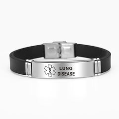 Medical Alert Diabetic Disease Stainless Steel ID Bracelet Bangle