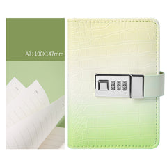 PU Leather Pocket A7 Password Book Diary - Trending Tina