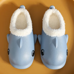 Cute Cartoon Shoes House Warm Fuzzy Slippers Women - Trending Tina