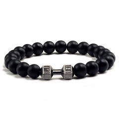 Natural Volcanic Stone Beads Bracelets Black Lava Men Women Bracelet Aromatherapy Essential Oil Diffuser Bangle - Trending Tina