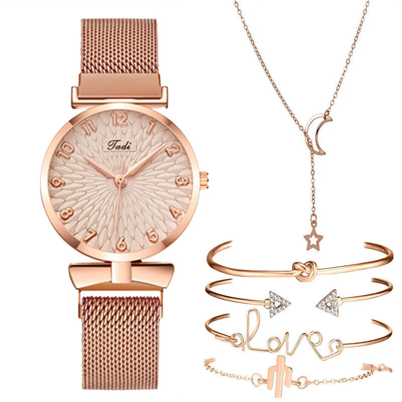 rose-gold-white-bracelet-set