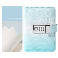 PU Leather Pocket A7 Password Book Diary - Trending Tina