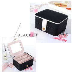 Portable  PU Leather Jewelry Earrings Box - Trending Tina