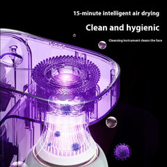 Electric Cleaner Facial Face Washing Silicone Beauty Instrument - Trending Tina