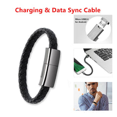 New Bracelet Charger USB Charging Cable Data Charging Cord For IPhone14 13 Max USB C Cable For Phone Micro Cable - Trending Tina