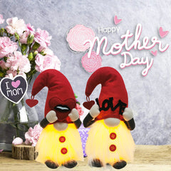 Valentine's Day Mother's Day Birthday Gift With Light Faceless Doll