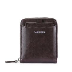 Men's Short Casual Fashion Zipper Wallet - Trending Tina