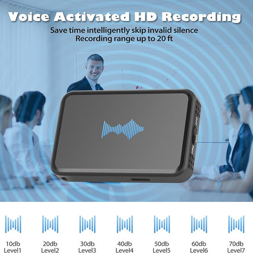 Magnetic Voice Recorder – 60-Hour Portable Audio Device