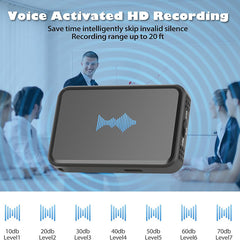 Magnetic Voice Recorder – 60-Hour Portable Audio Device