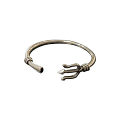 Silver Retro Bangle Bracelet - Trending Tina